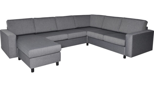 Hjellegjerde® Kristin u-sofa, mørk grå