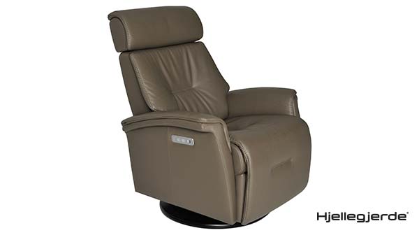 Hjellegjerde® Rome recliner, large, brun